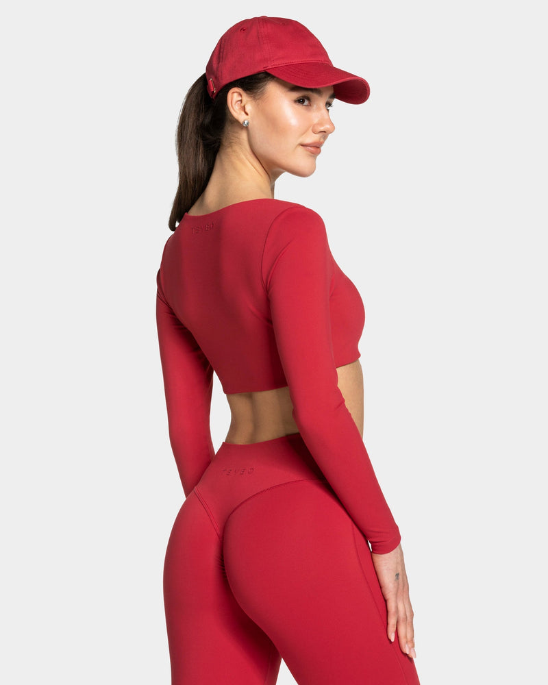 Allrounder Cropped Longsleeve "Cherry"