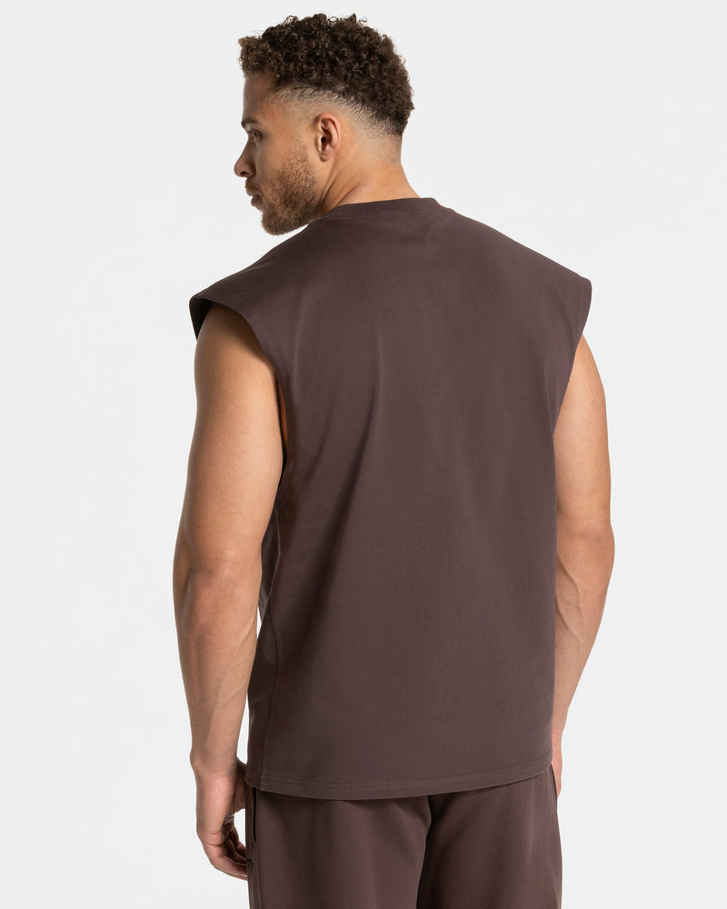 Contrastline Oversized Tank "Espresso"