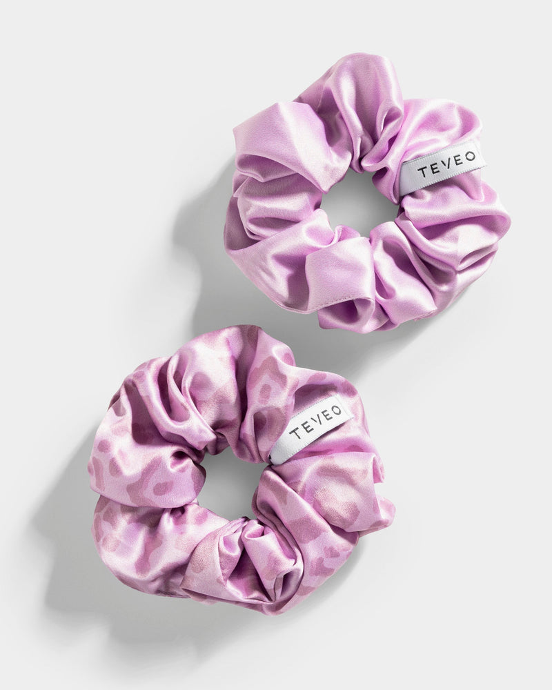 Contrastline Scrunchies (2er-Pack) "Leo - Orchid"