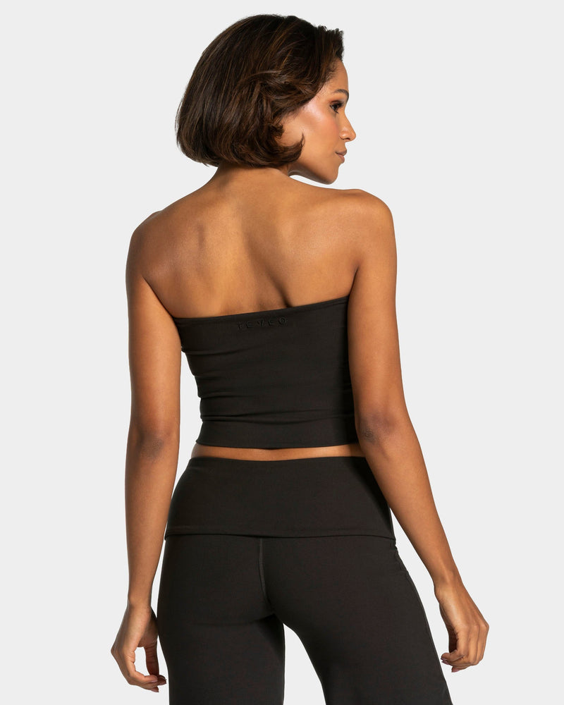 Mellow Bandeau Top Mid "Schwarz"