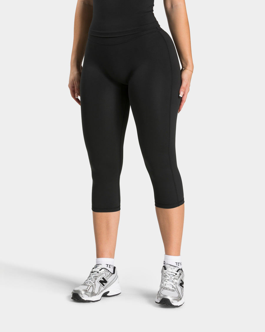 Allrounder Capri Leggings "Schwarz"