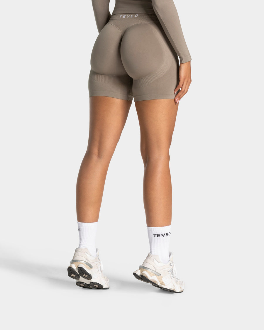 Charming Pro Lifted Scrunch Shorts "Khaki"