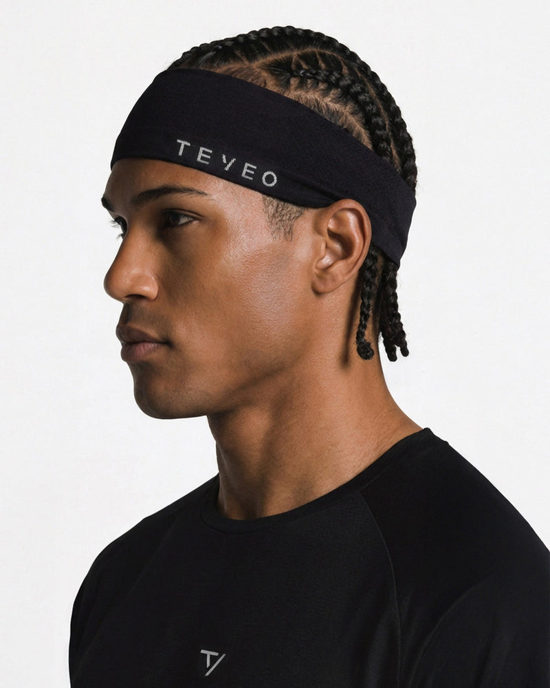 END Running Stirnband Unisex "Schwarz"