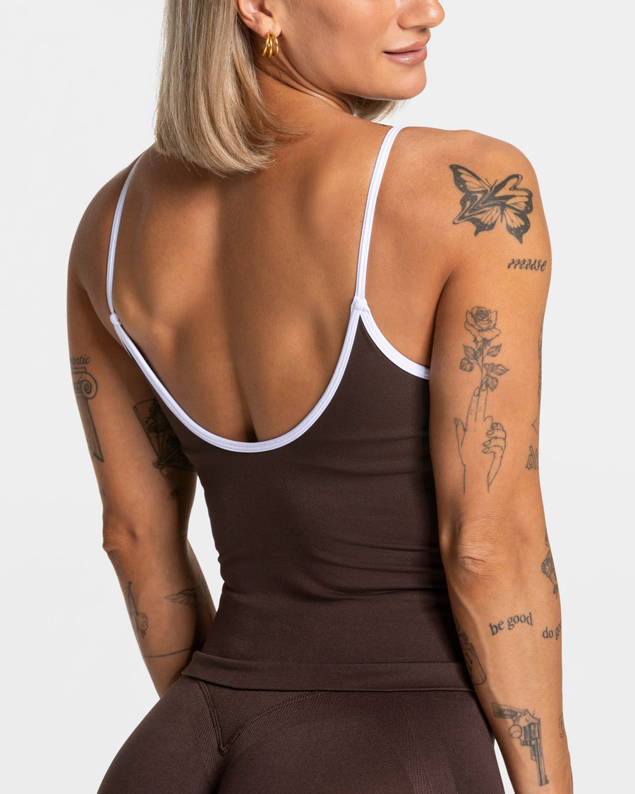Contrastline Cami Top "Espresso"