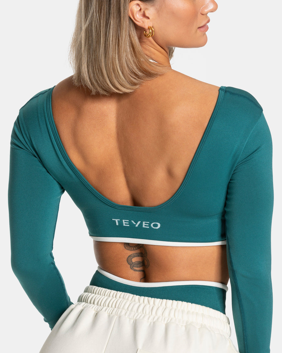 Contrastline Longsleeve "Petrol"