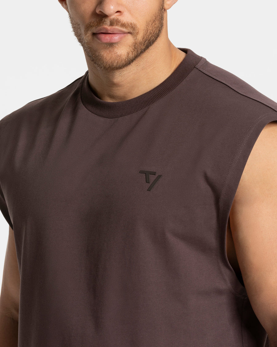 Contrastline Oversized Tank "Espresso"