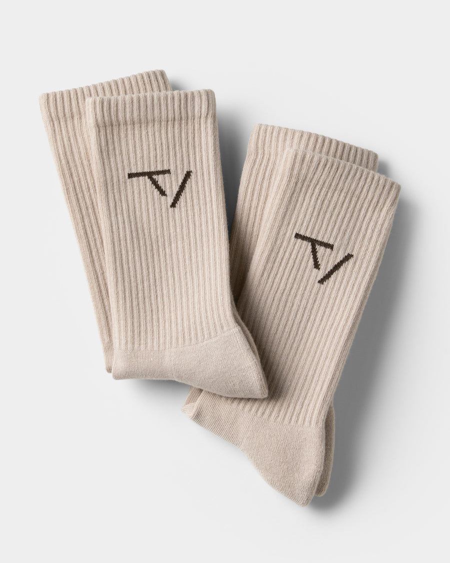 Contrastline TV Socken (2er-Pack) "Cream"