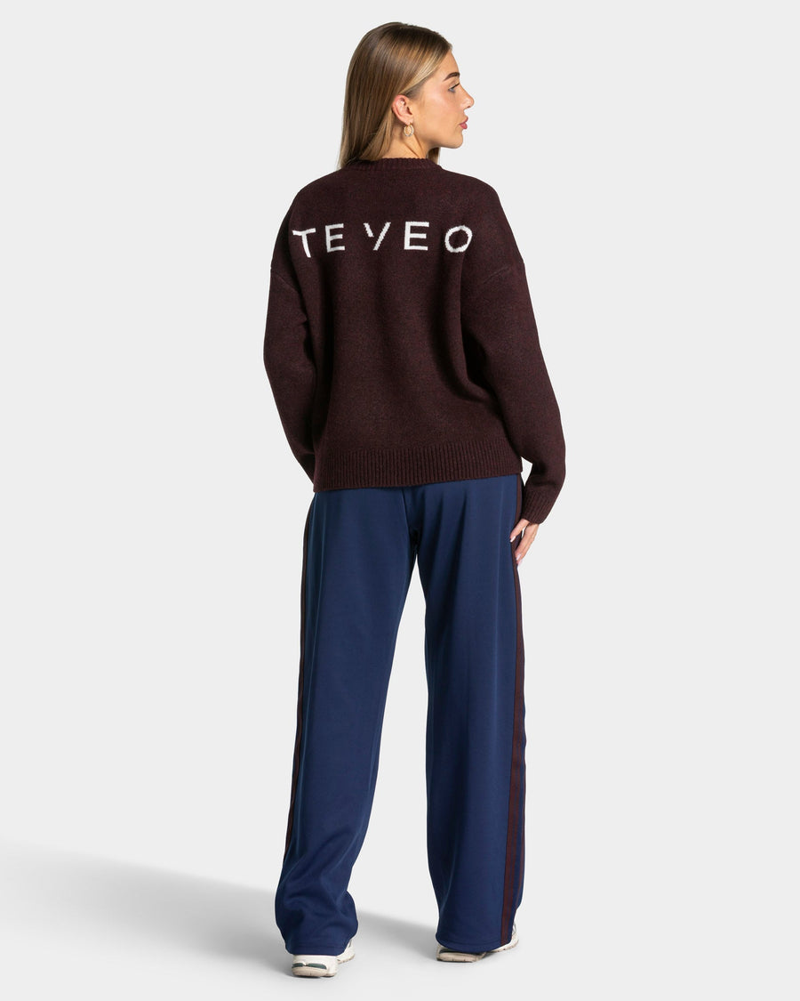 Knit Sweater "Merlot"