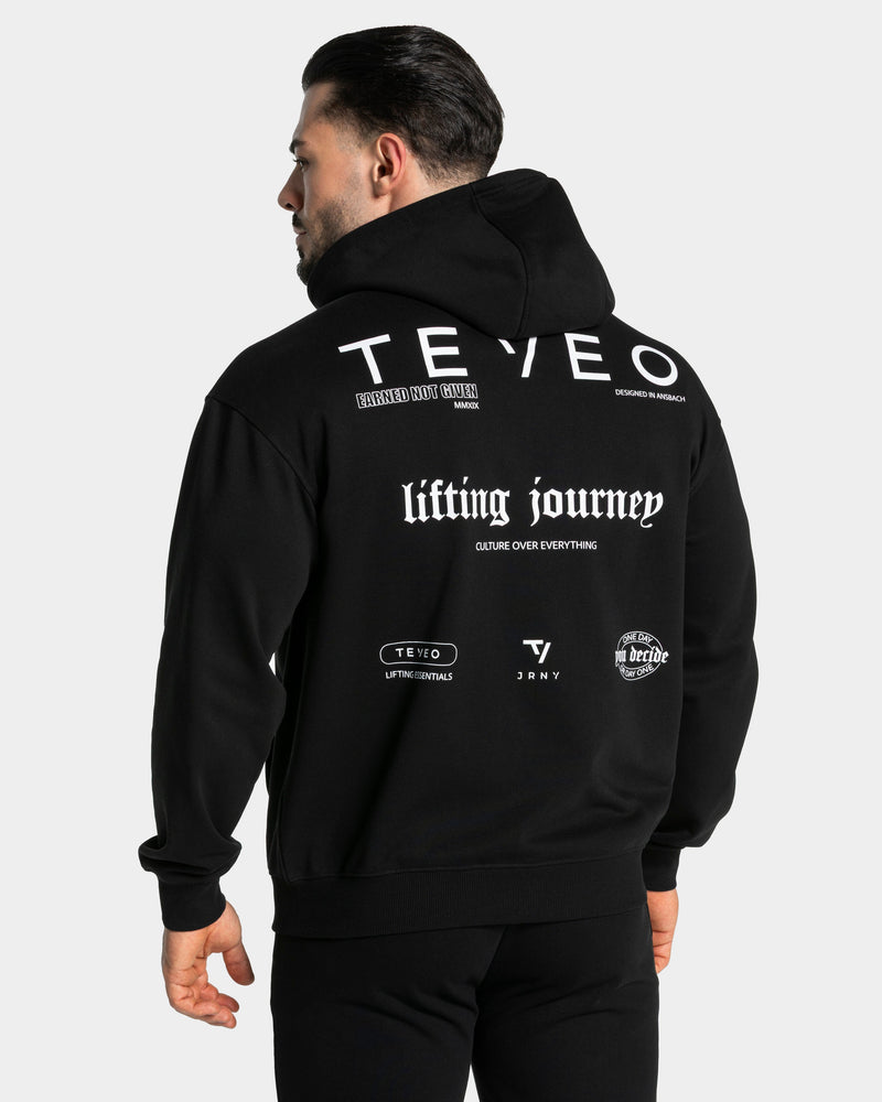 Lifting Journey Zip Hoodie "Schwarz"