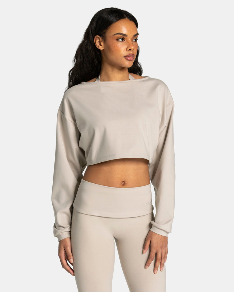 Mellow Cropped Longsleeve "Cream"