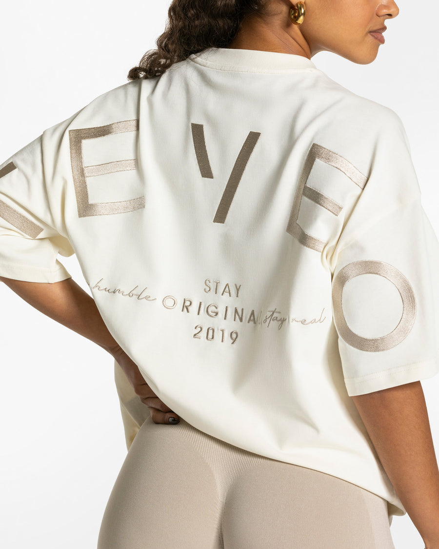 Signature Oversized T-Shirt "Latte"