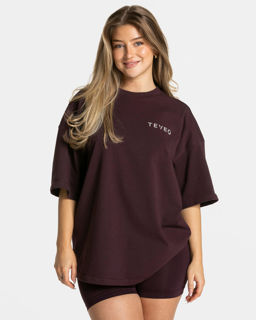 Signature Oversized T-Shirt "Merlot"