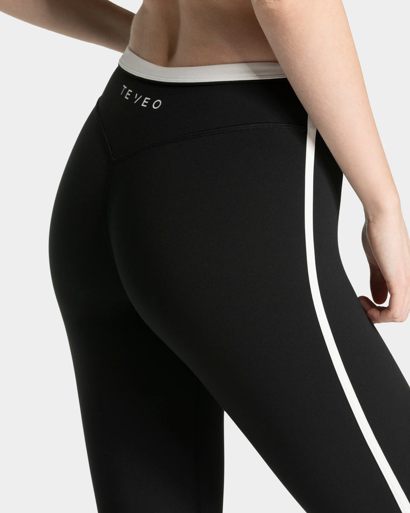 Soft Flared Leggings Regular "Schwarz"