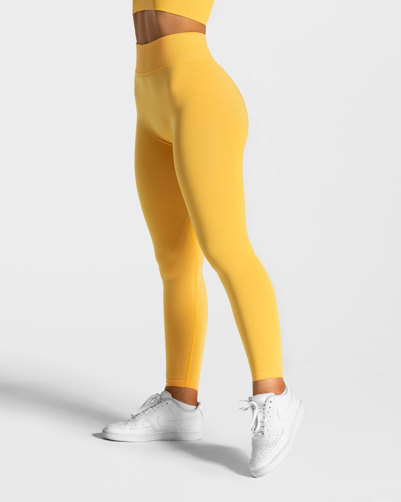 Statement Scrunch Leggings "Gelb"