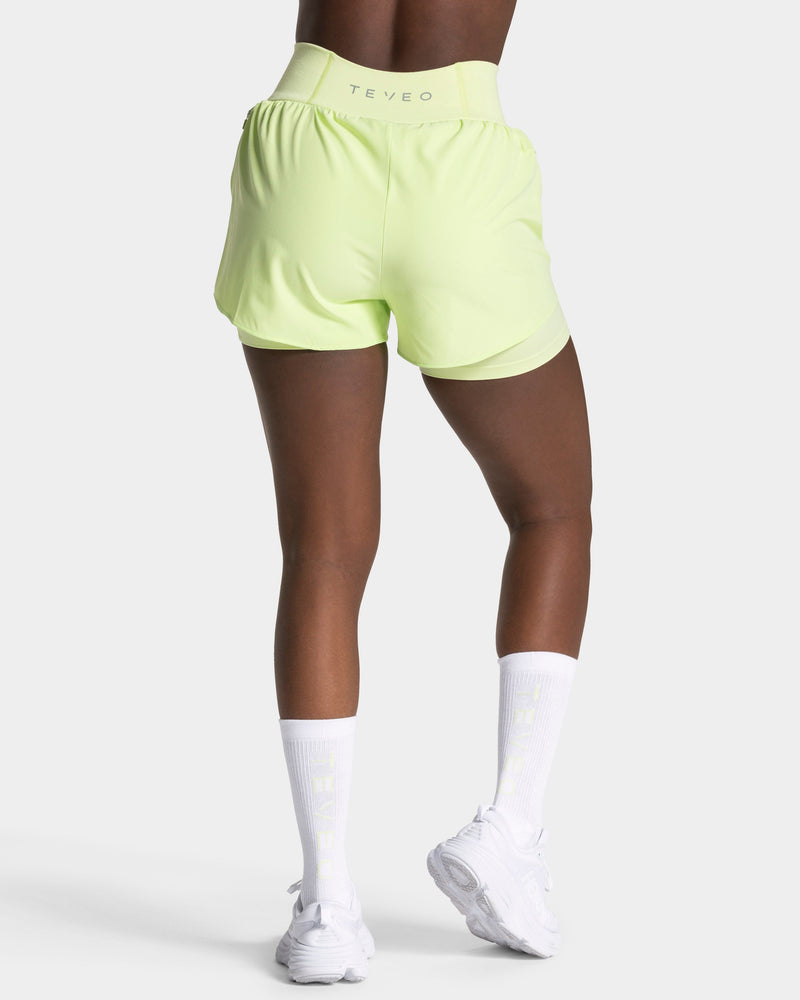 END Running 2in1 Shorts "Limelight"