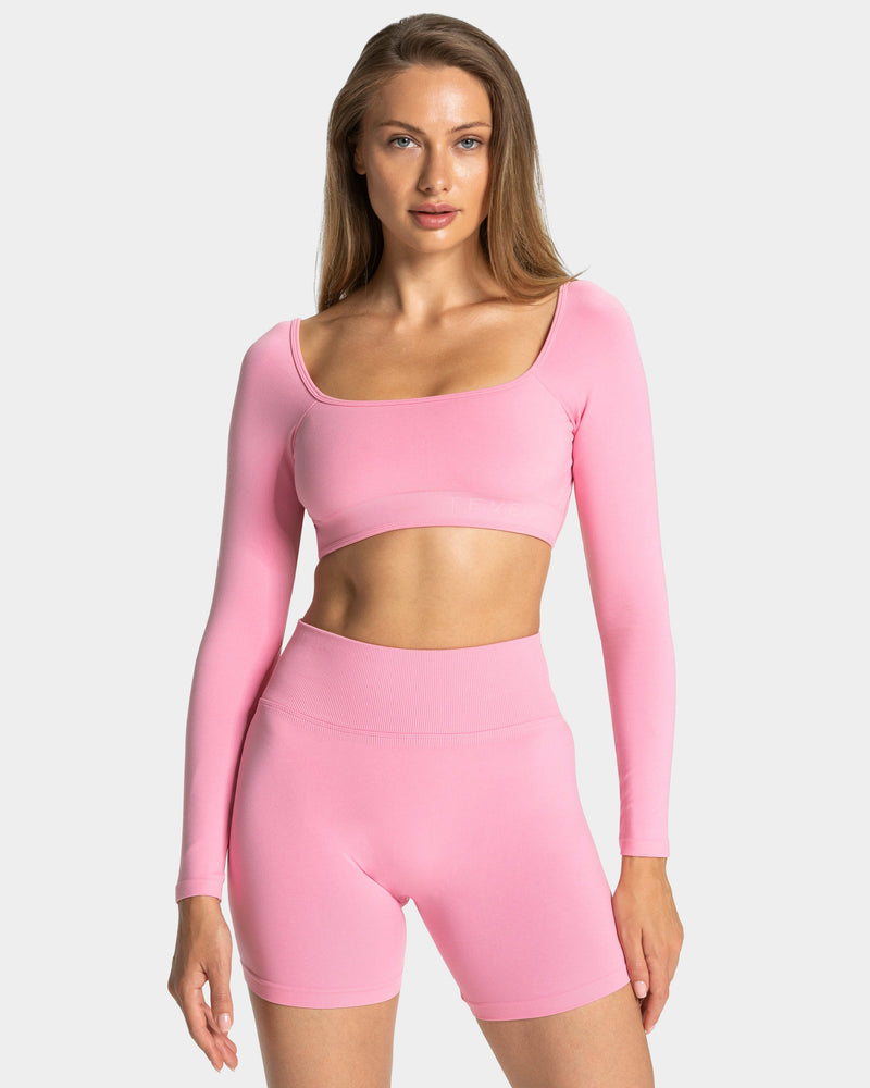 Femme Backless Longsleeve "Pink"
