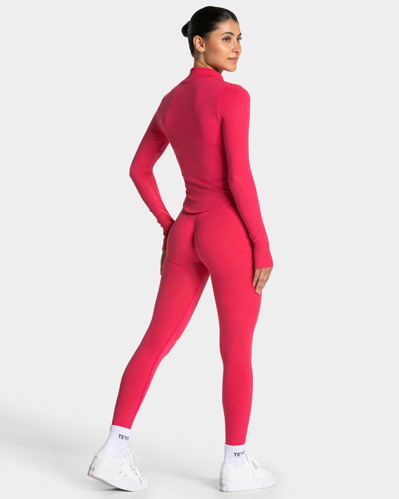 Femme Shaping Zip Jacke "Berry"