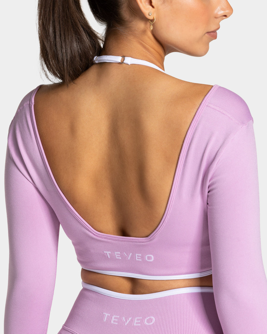 Contrastline Longsleeve "Orchid"
