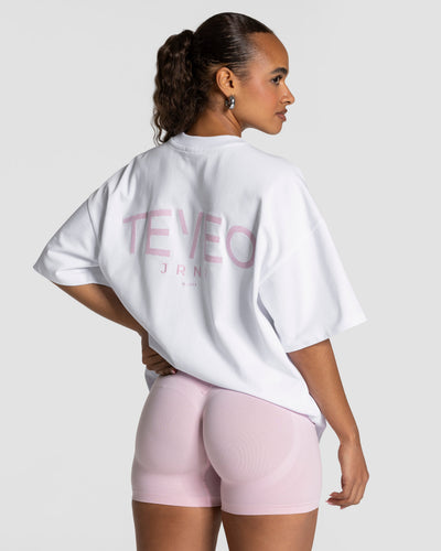 Journey Oversized T-Shirt "Weiß"