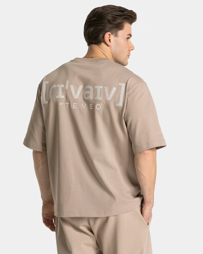 RI’VAIV Oversized T-Shirt "Taupe"