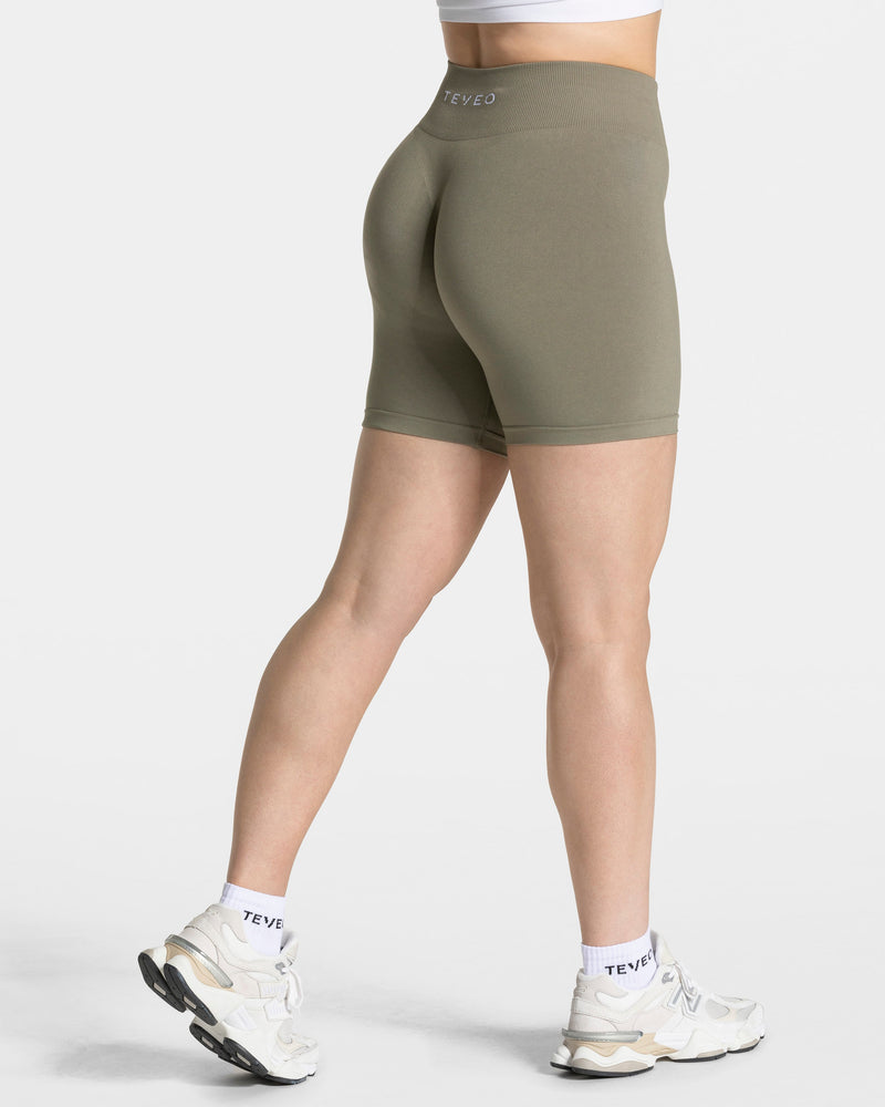 Timeless Pro Covert Scrunch Shorts  "Khaki"