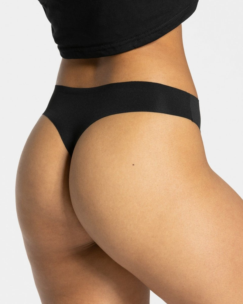 Seamless Tanga (5er-Pack) "Schwarz"