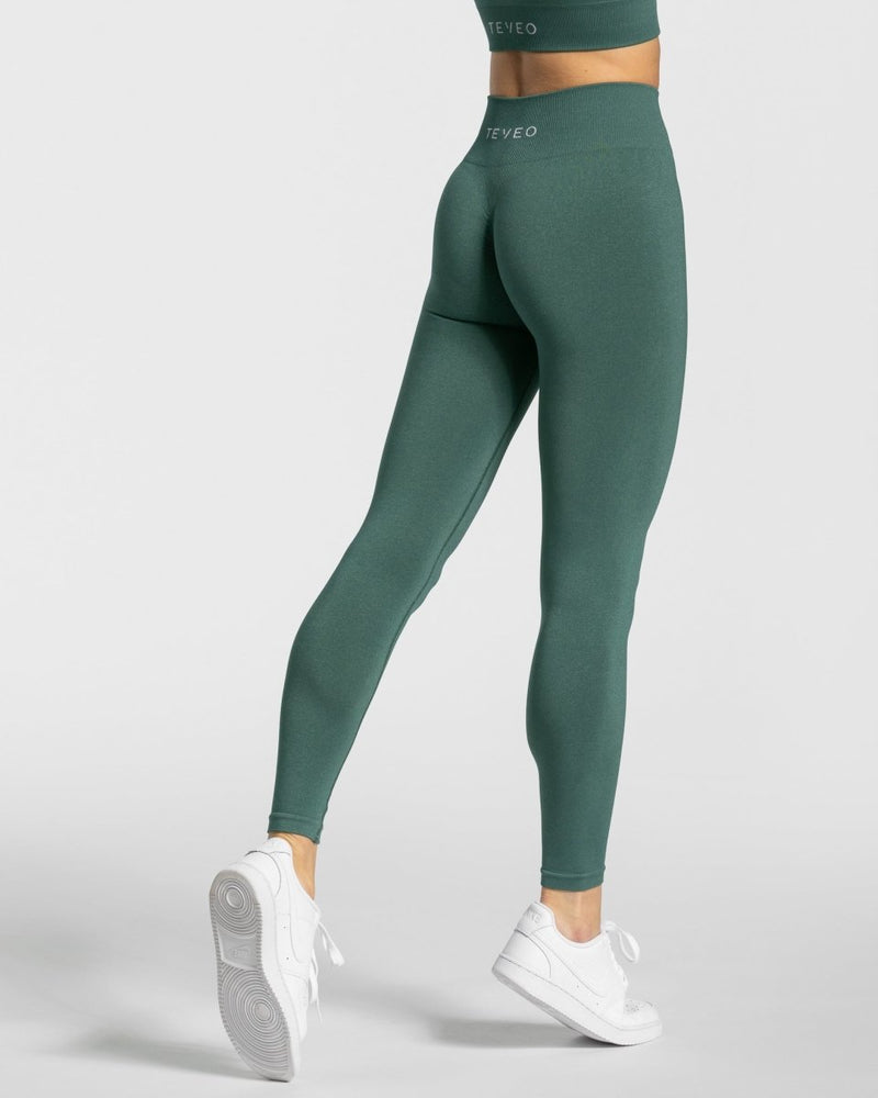 Timeless Scrunch Leggings "Dunkelgrün"